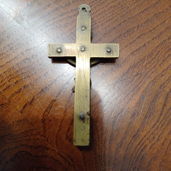 Antique crucifix pendent - Picture 3 of 5